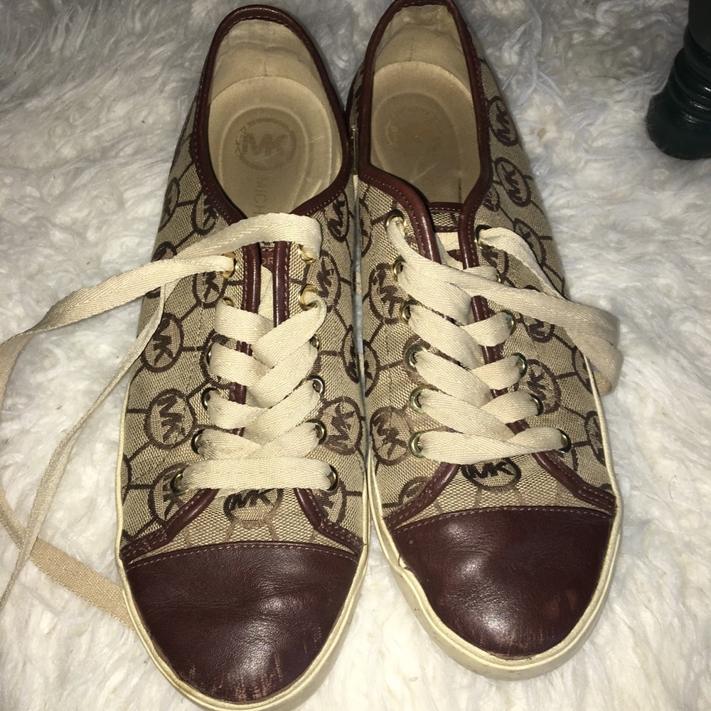 Michael Kors Monogram Canvas Sneakers